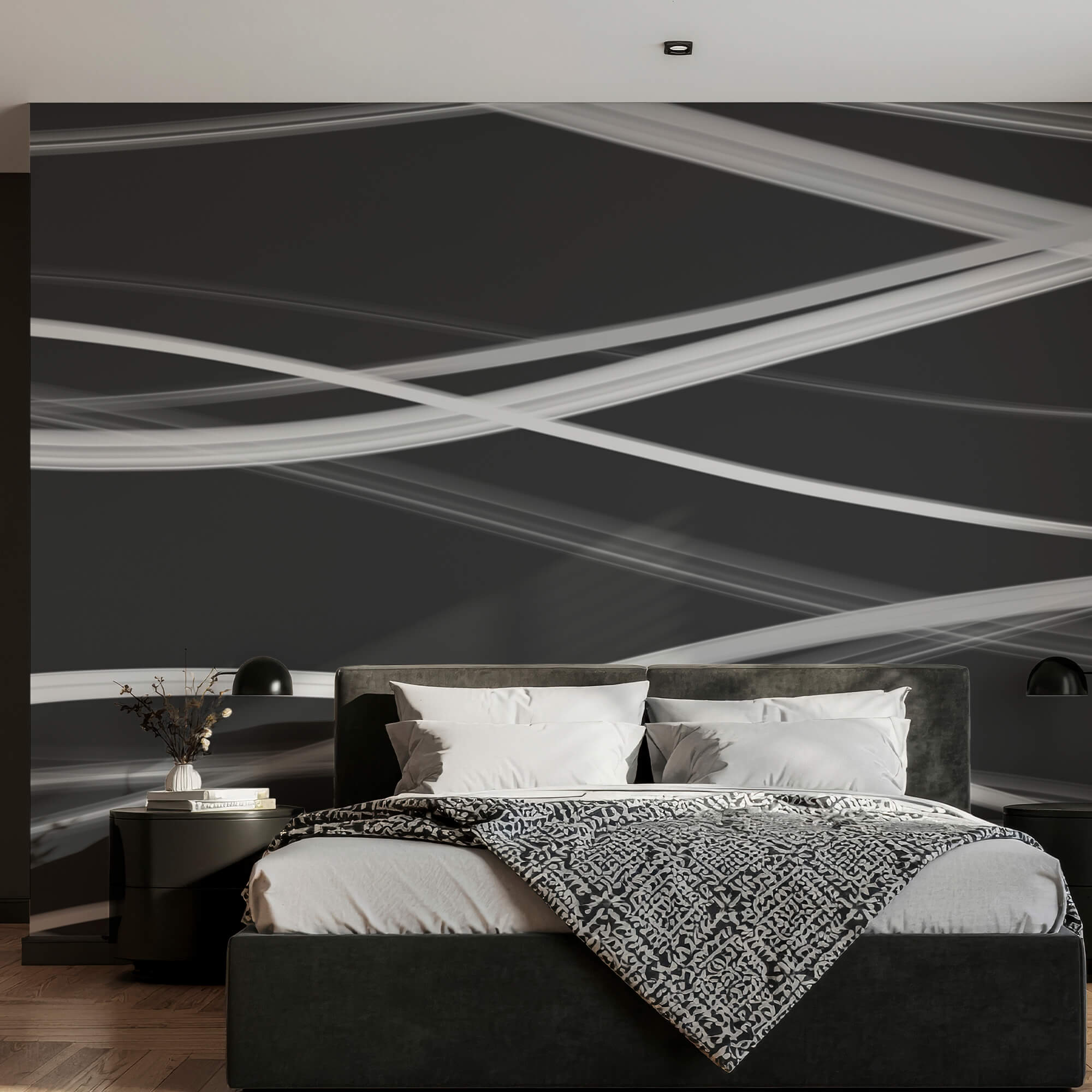 Білі лінії на чорному тлі Білі лінії на чорному тлі