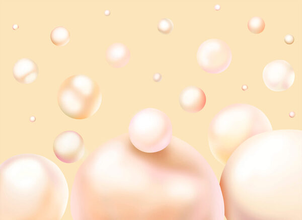 Floating orbs create a dreamlike scene