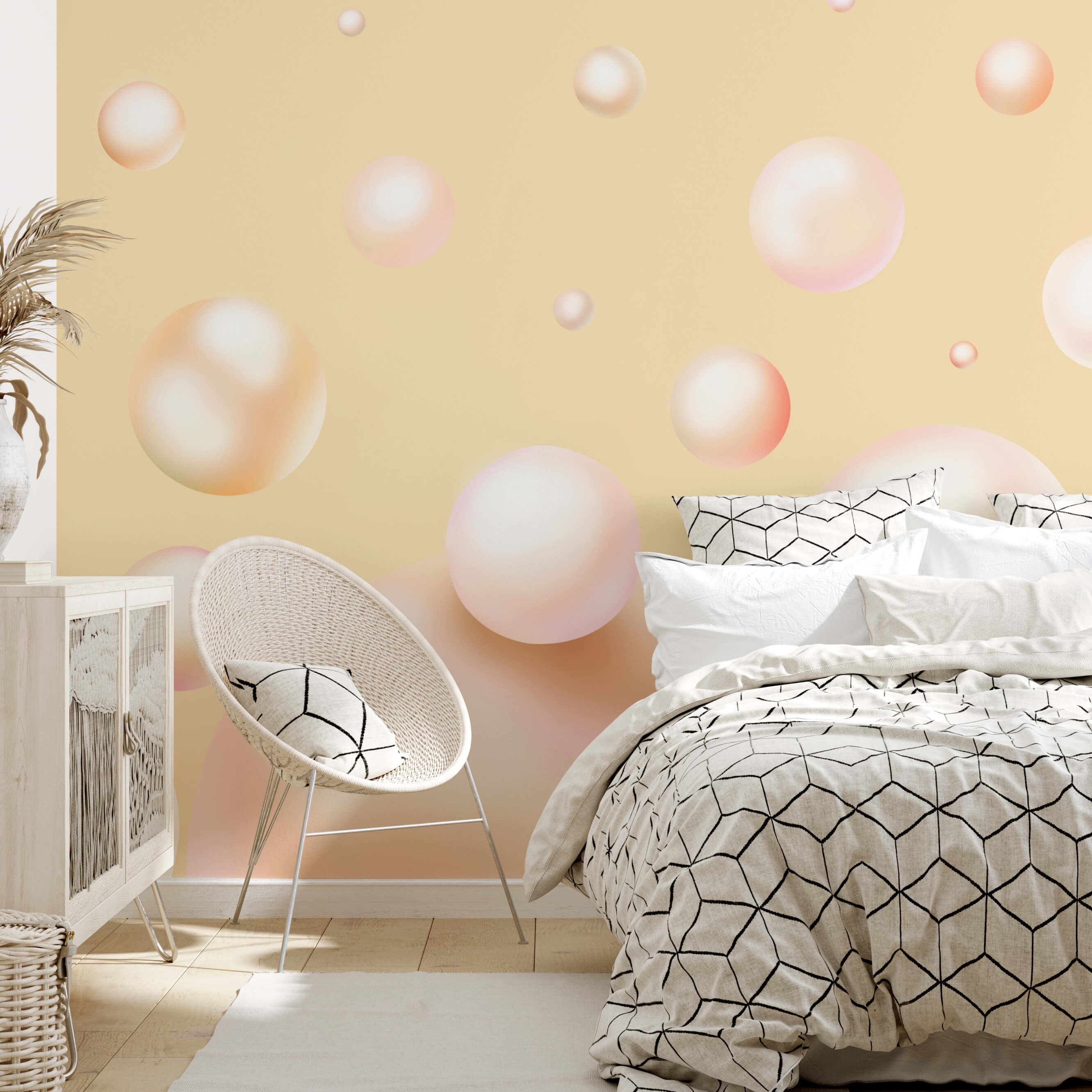 Плаваючі кулі створюють казкову сцену