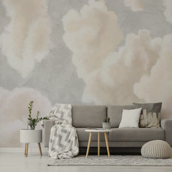 М'які хмаринки пливуть у безтурботному небі М'які хмаринки пливуть у безтурботному небі