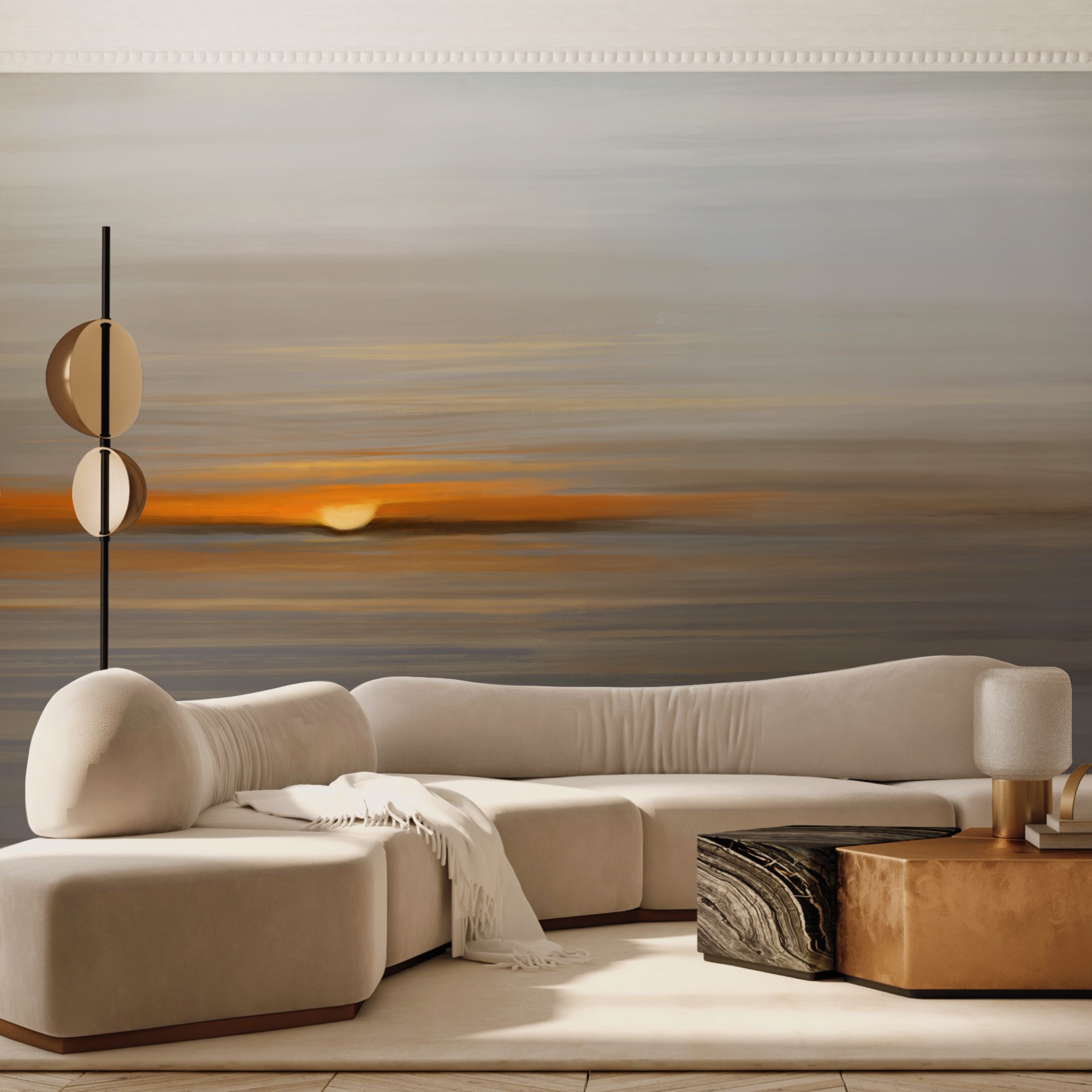 Захід сонця над водою