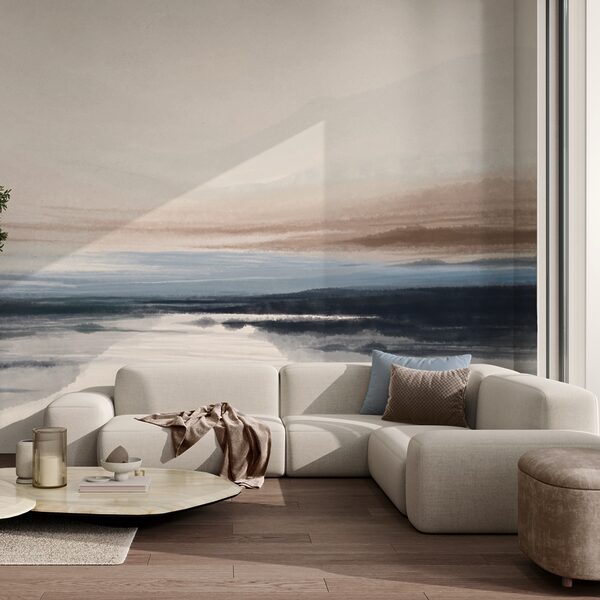 Акварельний малюнок озера