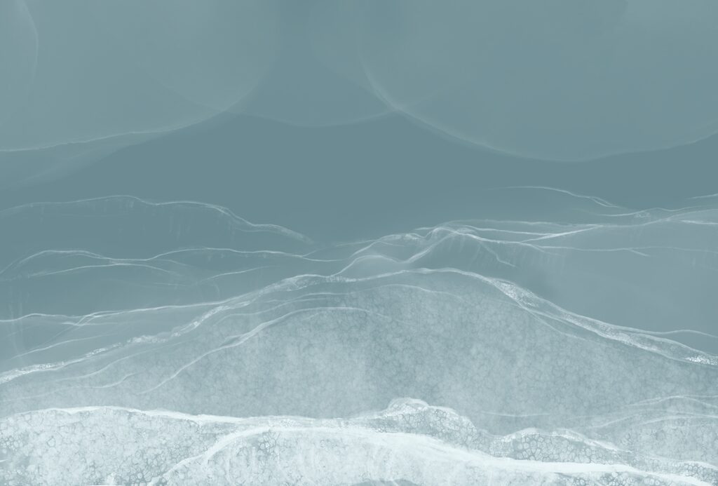 Gentle waves in muted tones