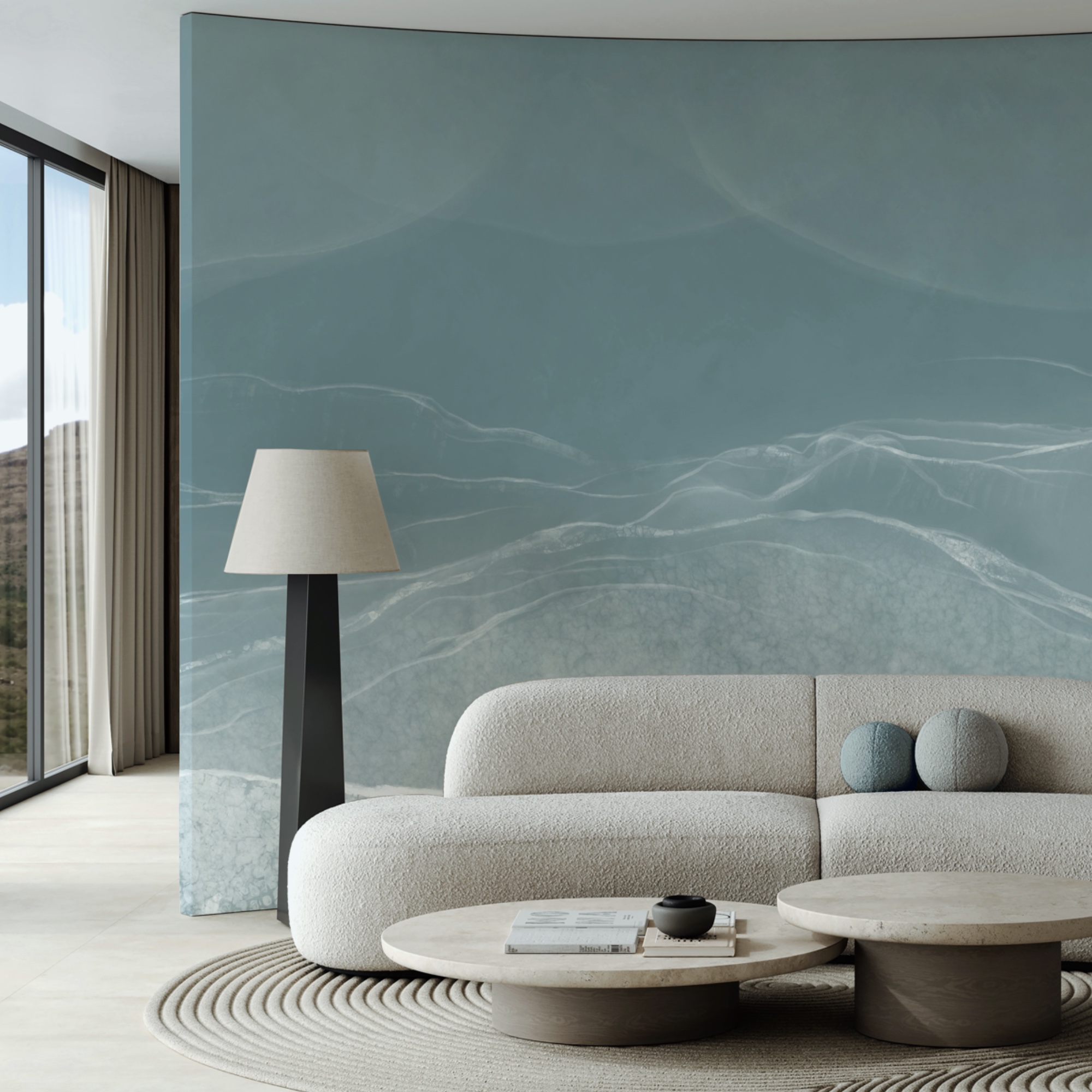 Ніжні хвилі в приглушених тонах