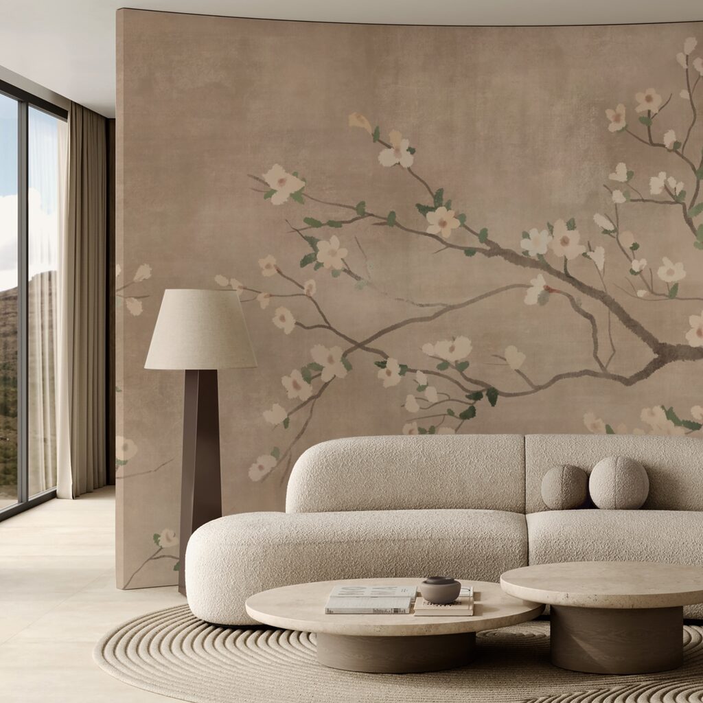 Гілка дерева з білими квітами