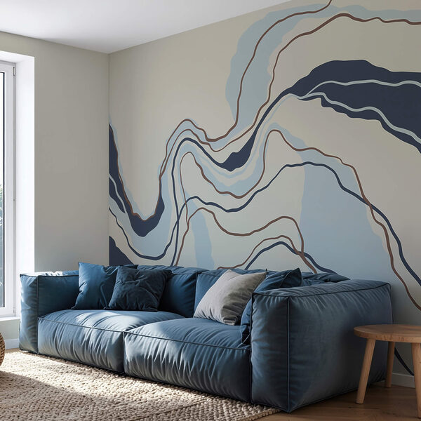 Плавні лінії в спокійних відтінках