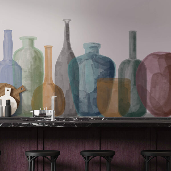 Група скляних пляшок