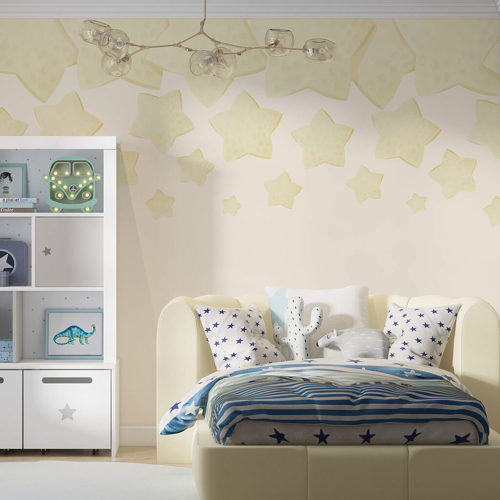 Група зірок на білому тлі