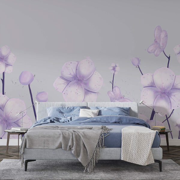 Група квітів на білому тлі