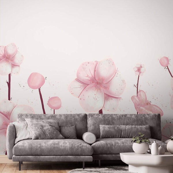 Група рожевих квітів