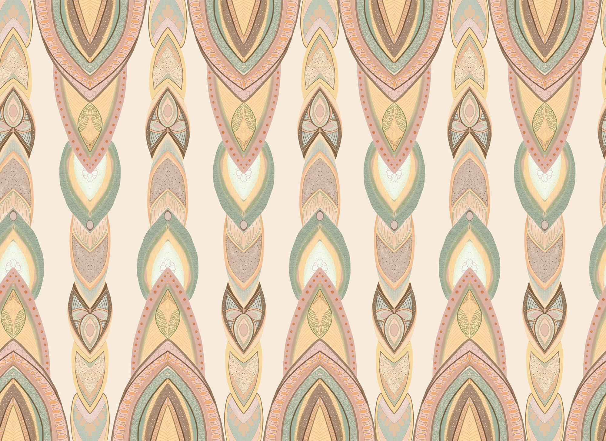 Pattern of colorful shapes Pattern of colorful shapes