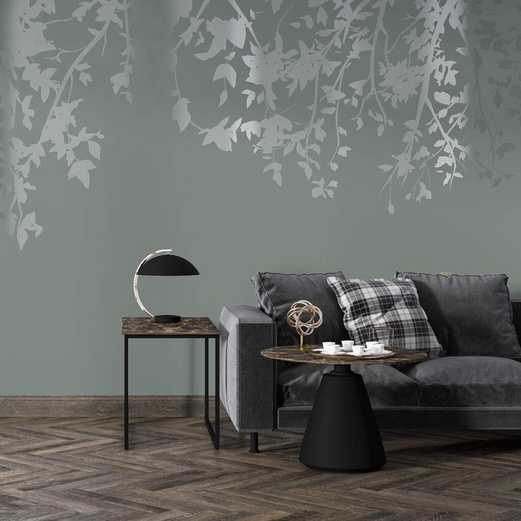 Гілки дерев з листям