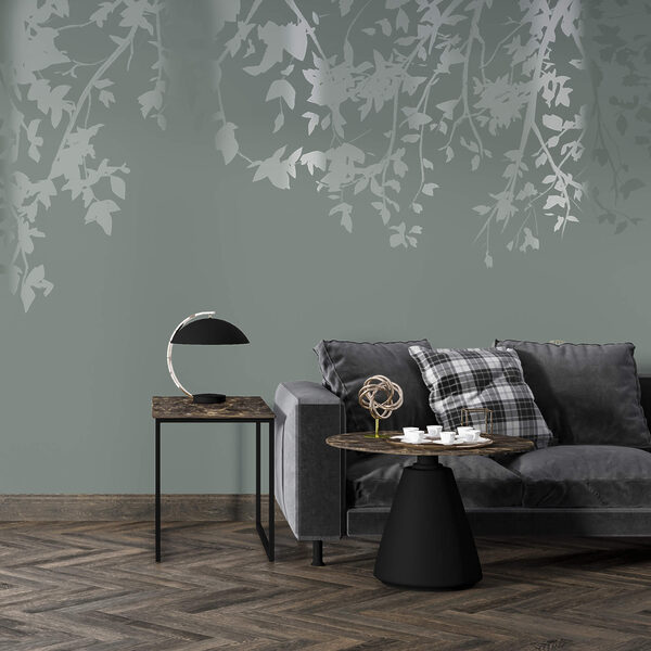 Гілки дерев з листям