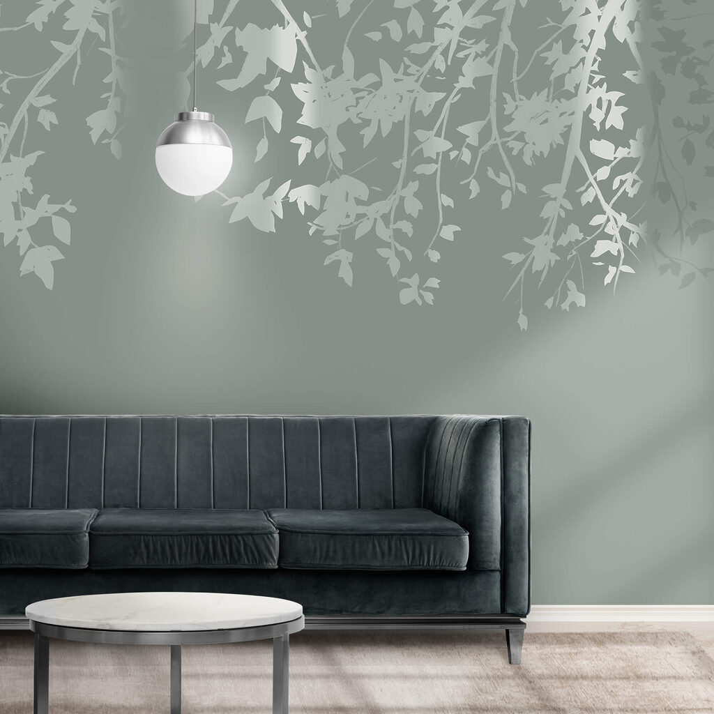 Гілки дерев з листям