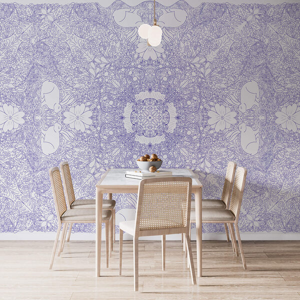 Синьо-білий візерунок