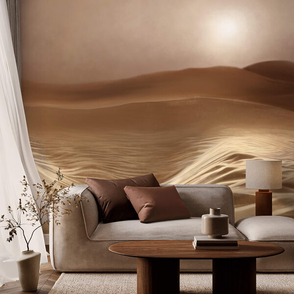 Пустеля з хвилями і сонцем Пустеля з хвилями і сонцем