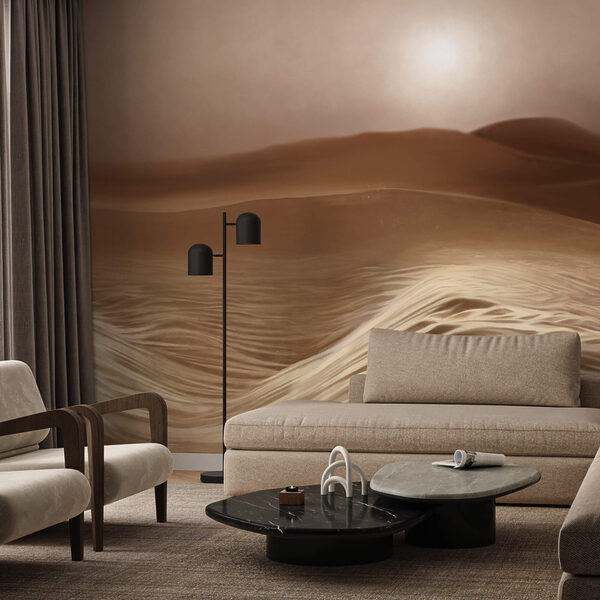 Пустеля з хвилями і сонцем Пустеля з хвилями і сонцем