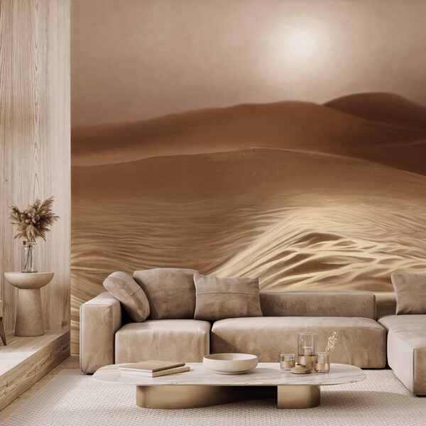 Пустеля з хвилями і сонцем Пустеля з хвилями і сонцем