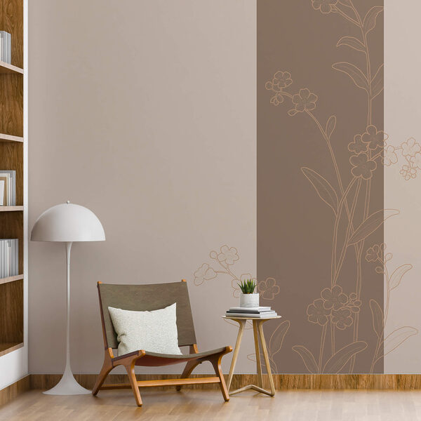 Елегантний квітковий дизайн на спокійному тлі