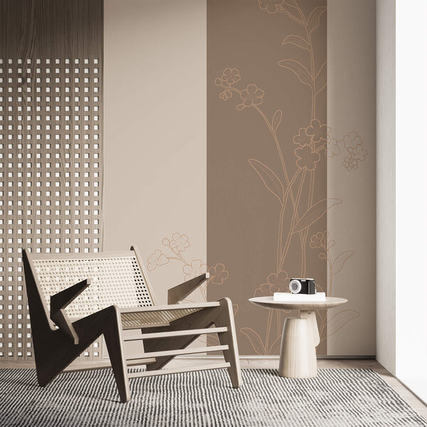 Елегантний квітковий дизайн на спокійному тлі