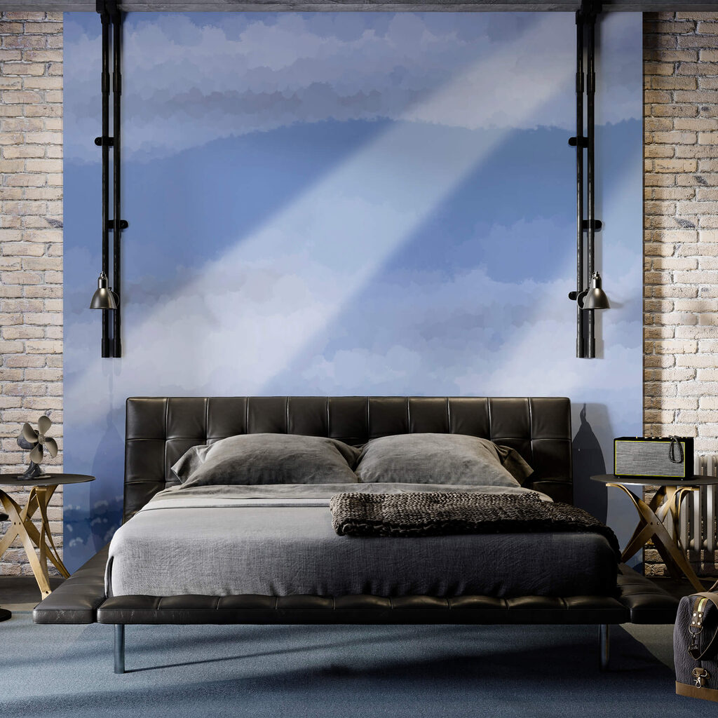 Хмари та промені світла в небі