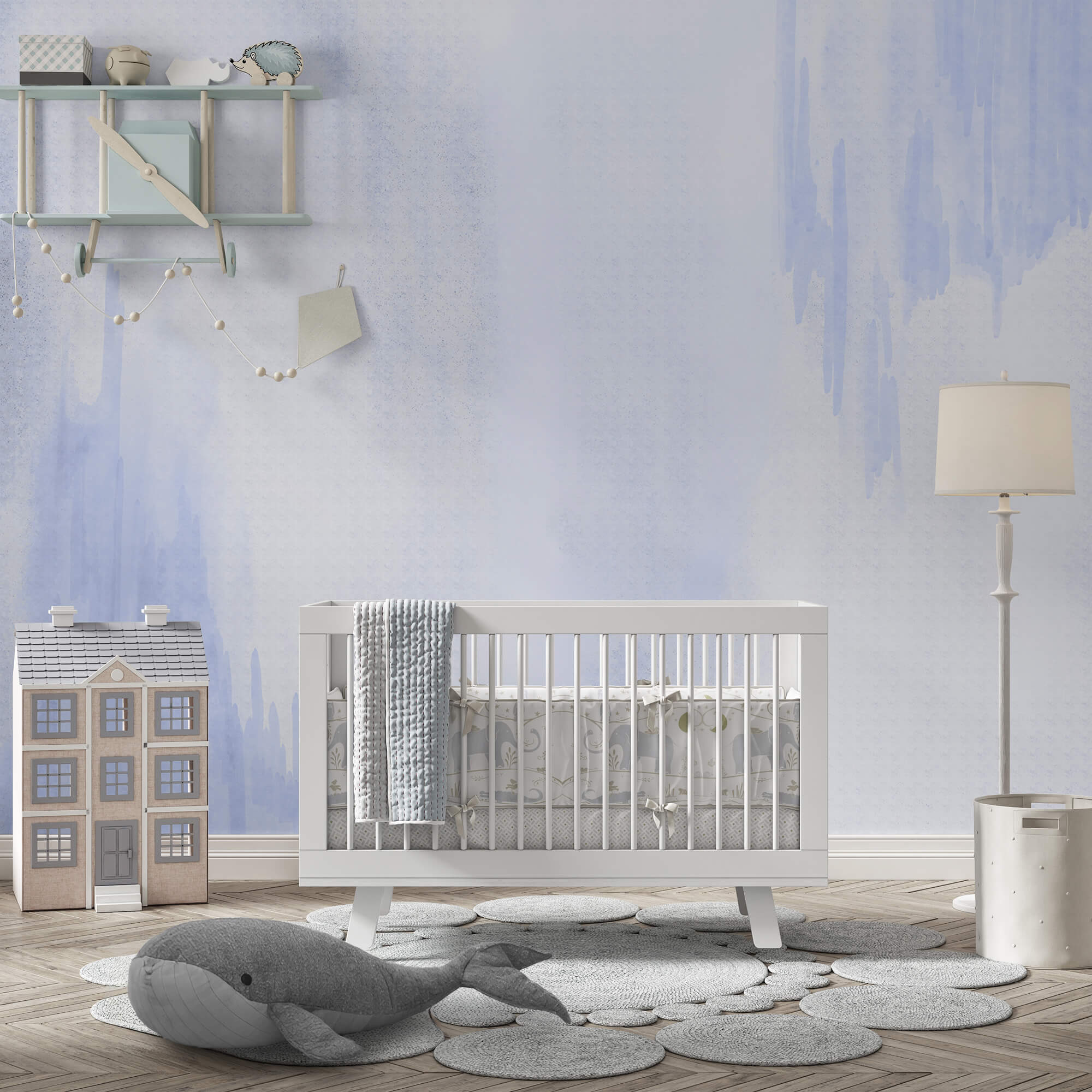 Білий і синій фон Білий і синій фон