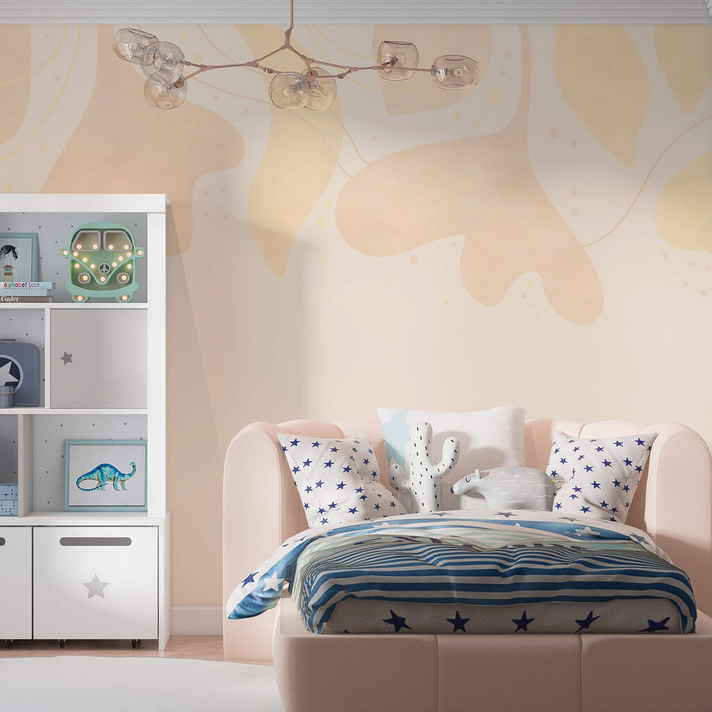 Ніжні пастельні листя на м'якому тлі Ніжні пастельні листя на м'якому тлі