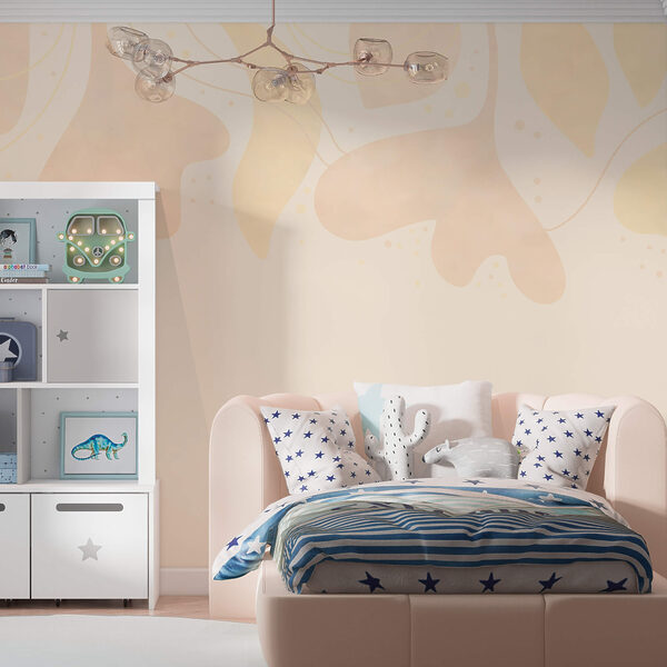 Ніжні пастельні листя на м'якому тлі Ніжні пастельні листя на м'якому тлі