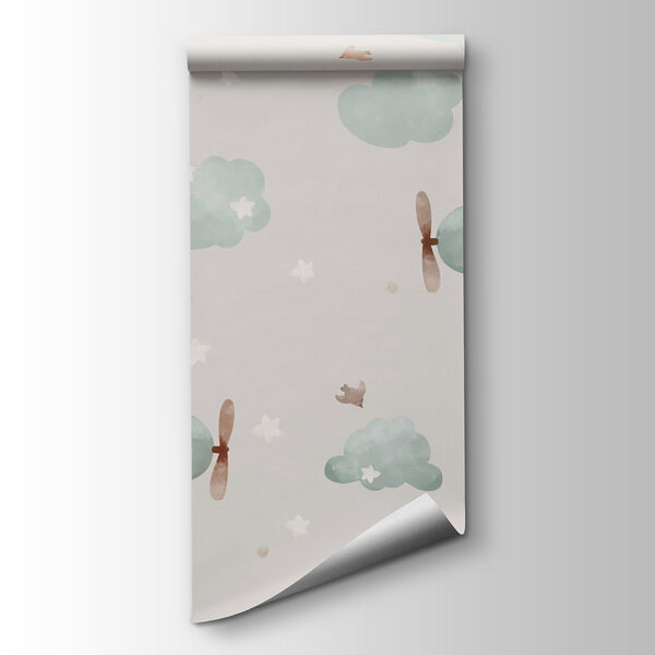 Pattern of foxes flying on airplanes Pattern of foxes flying on airplanes