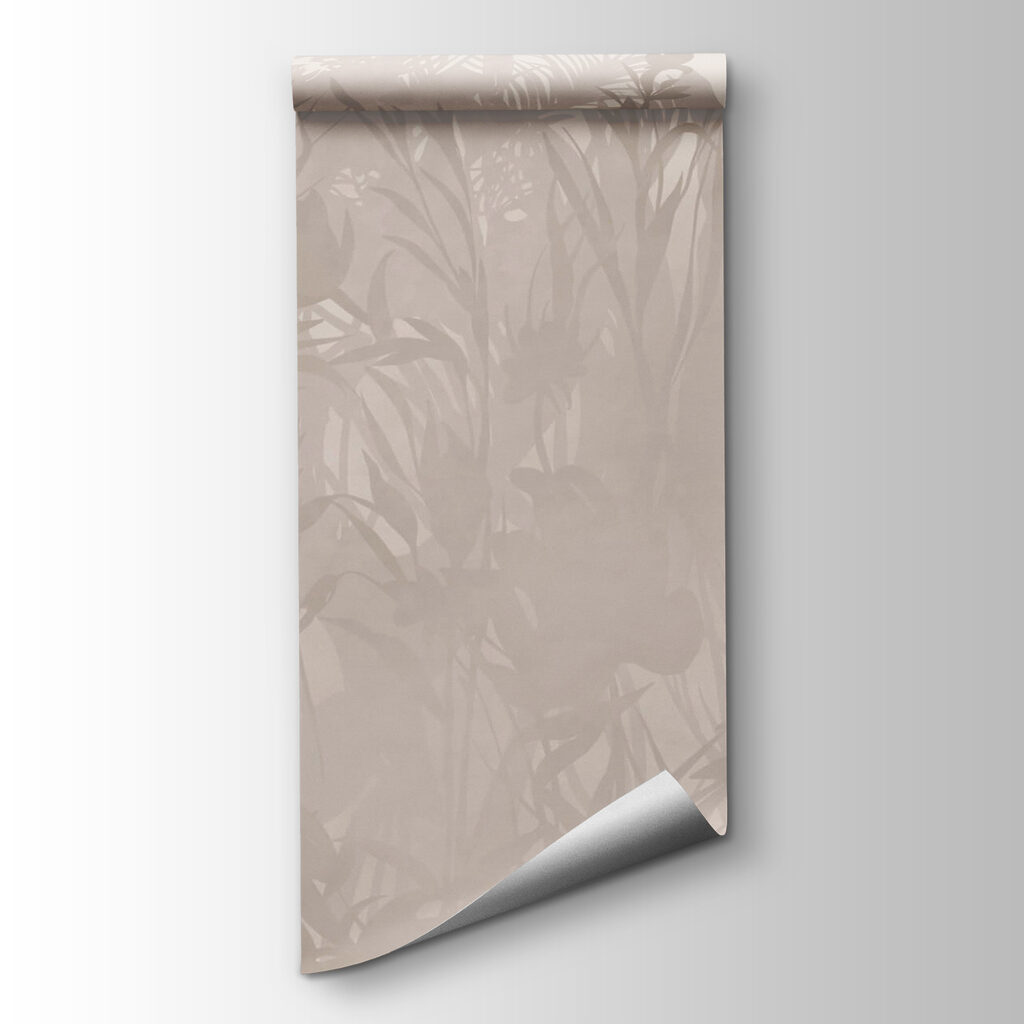 - Subtle botanical patterns in soft tones