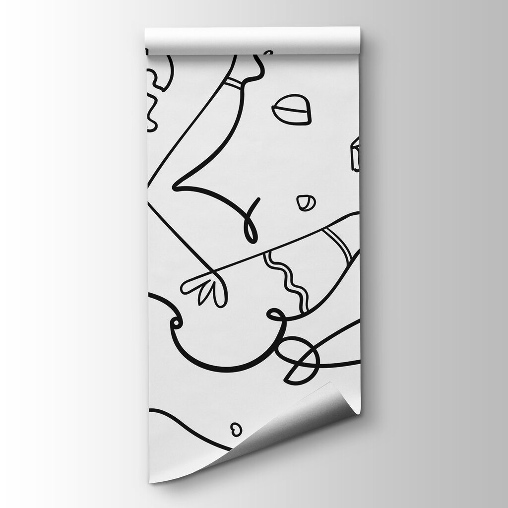 Drawing of a woman dancing Drawing of a woman dancing