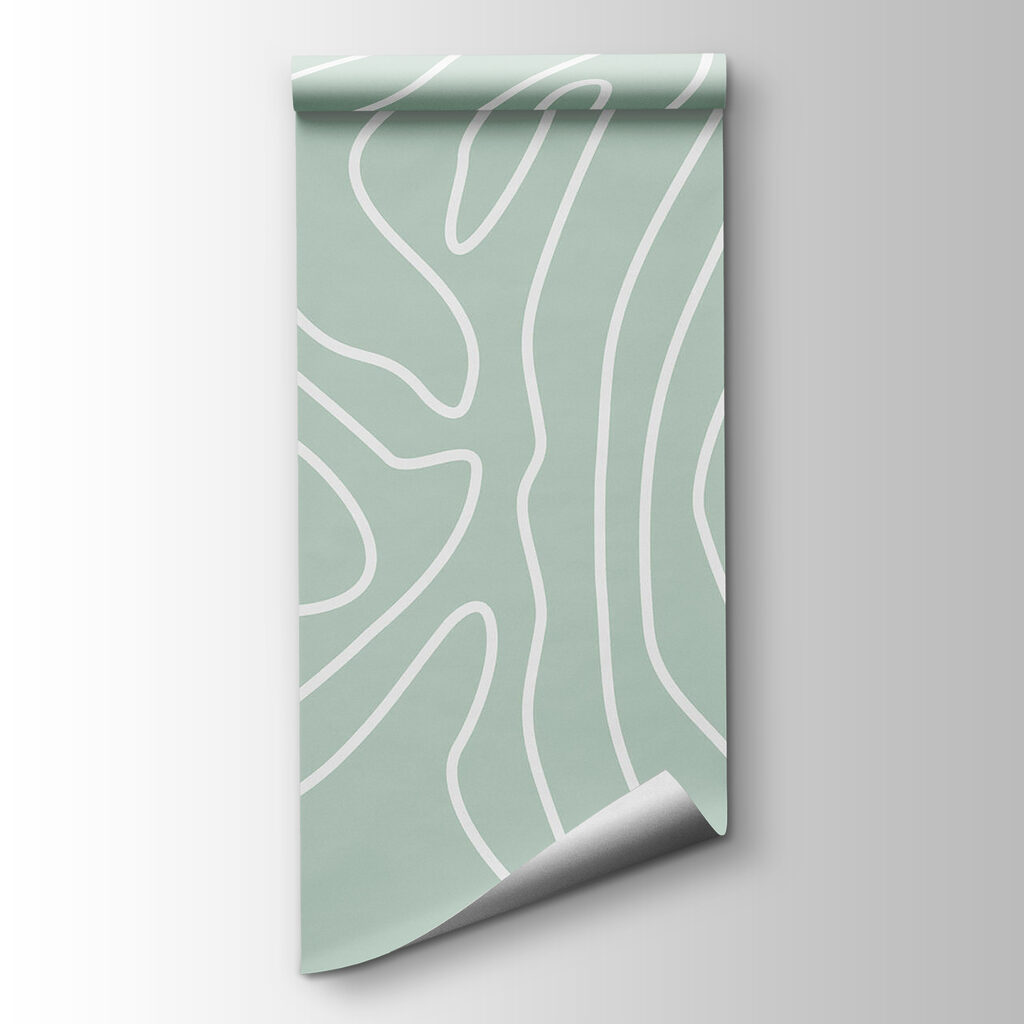 White lines on a light green background White lines on a light green background