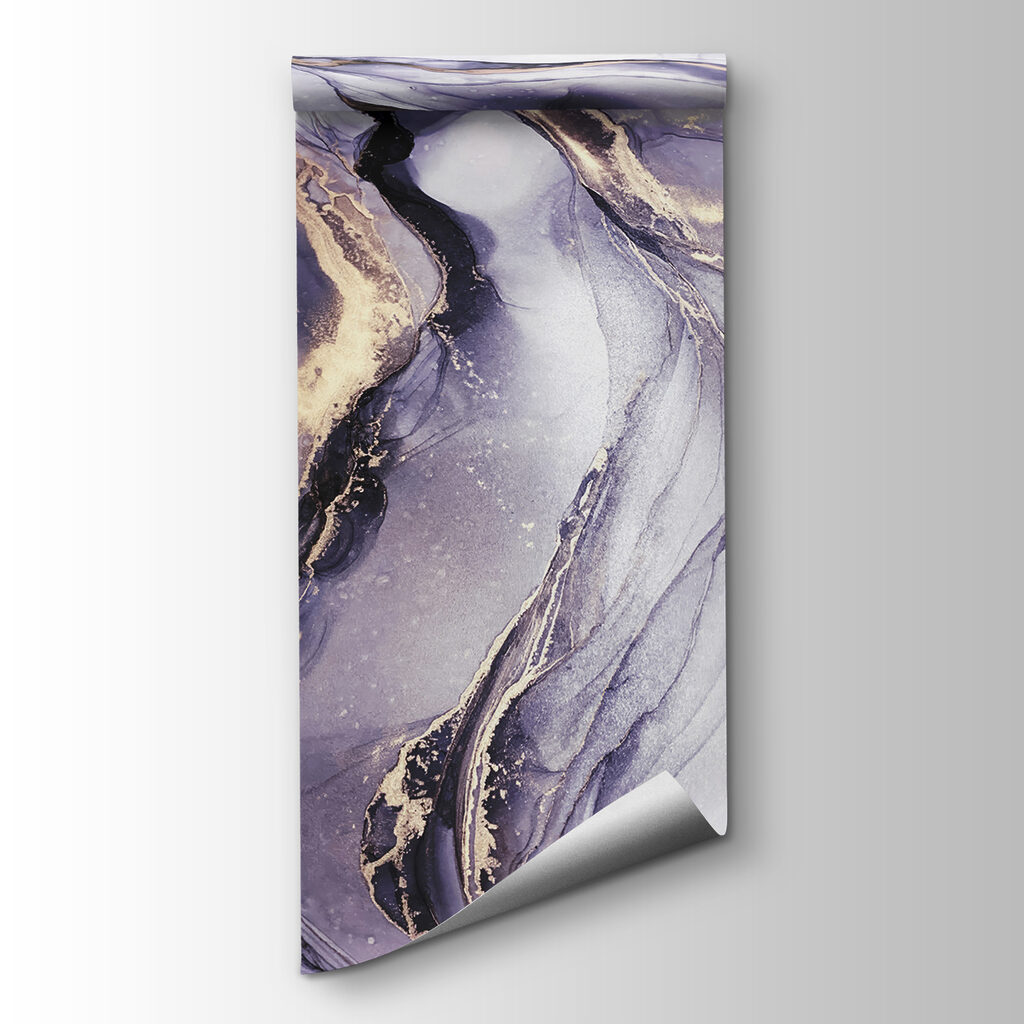 A close up of a painting