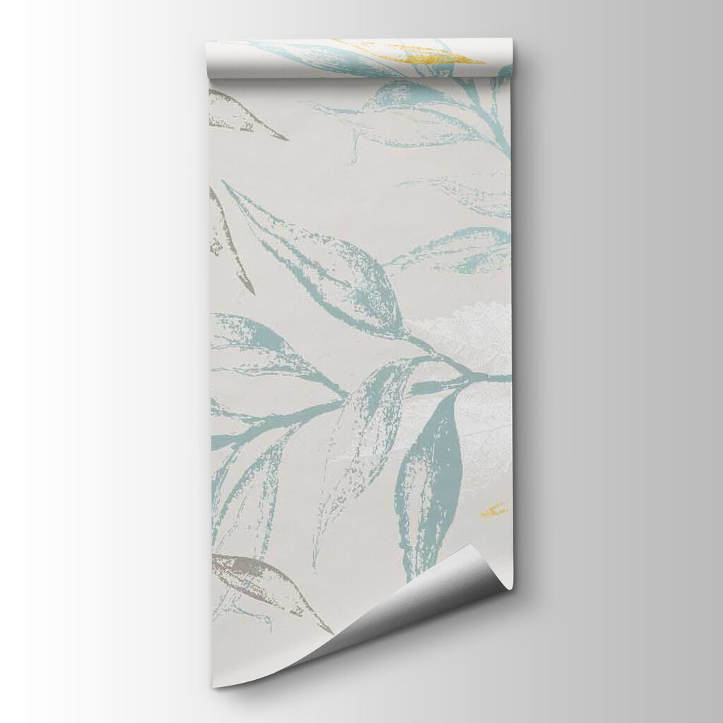 Delicate leaves in soft hues