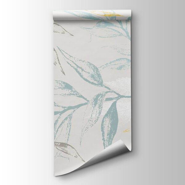 Delicate leaves in soft hues