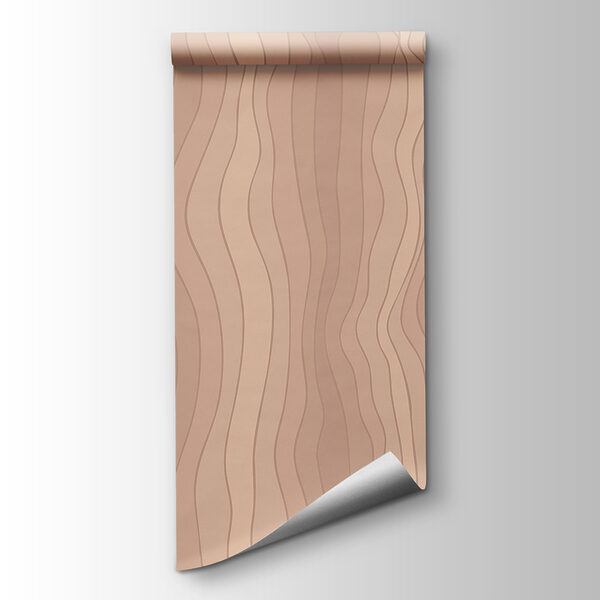 Soft, flowing curves in gentle hues