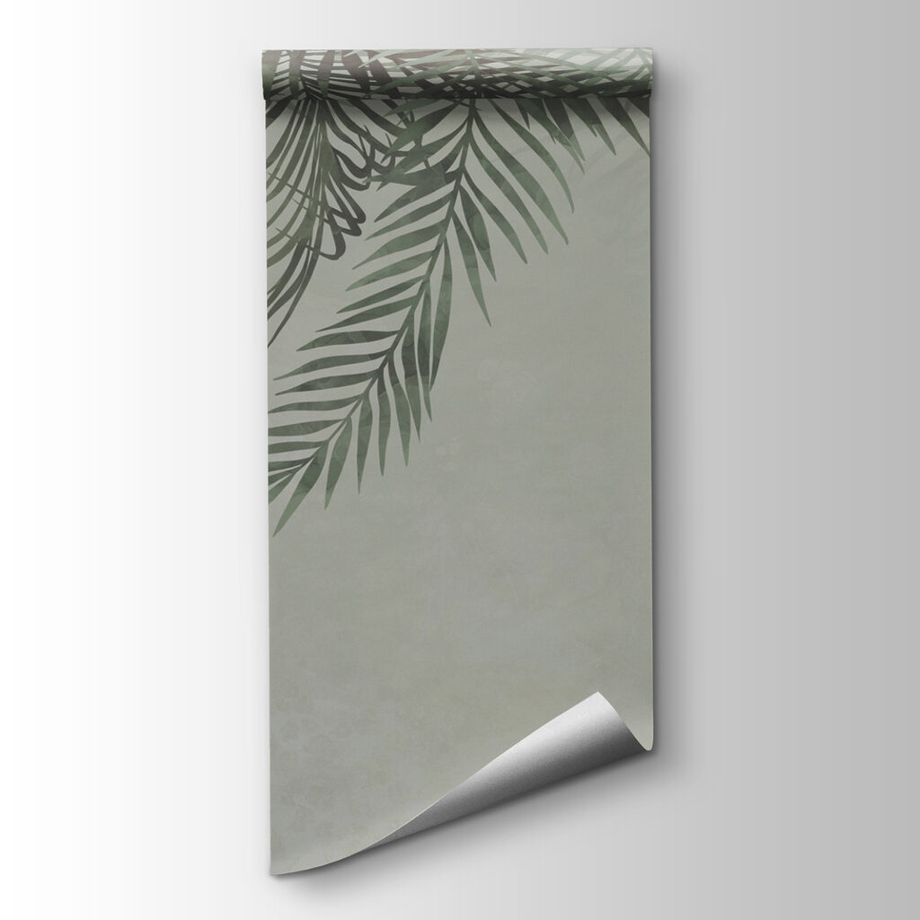 Greenery framing a soft background Greenery framing a soft background