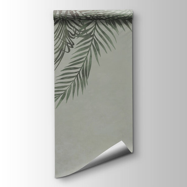 Greenery framing a soft background Greenery framing a soft background