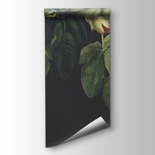 Lush foliage with vibrant fruit display Lush foliage with vibrant fruit display