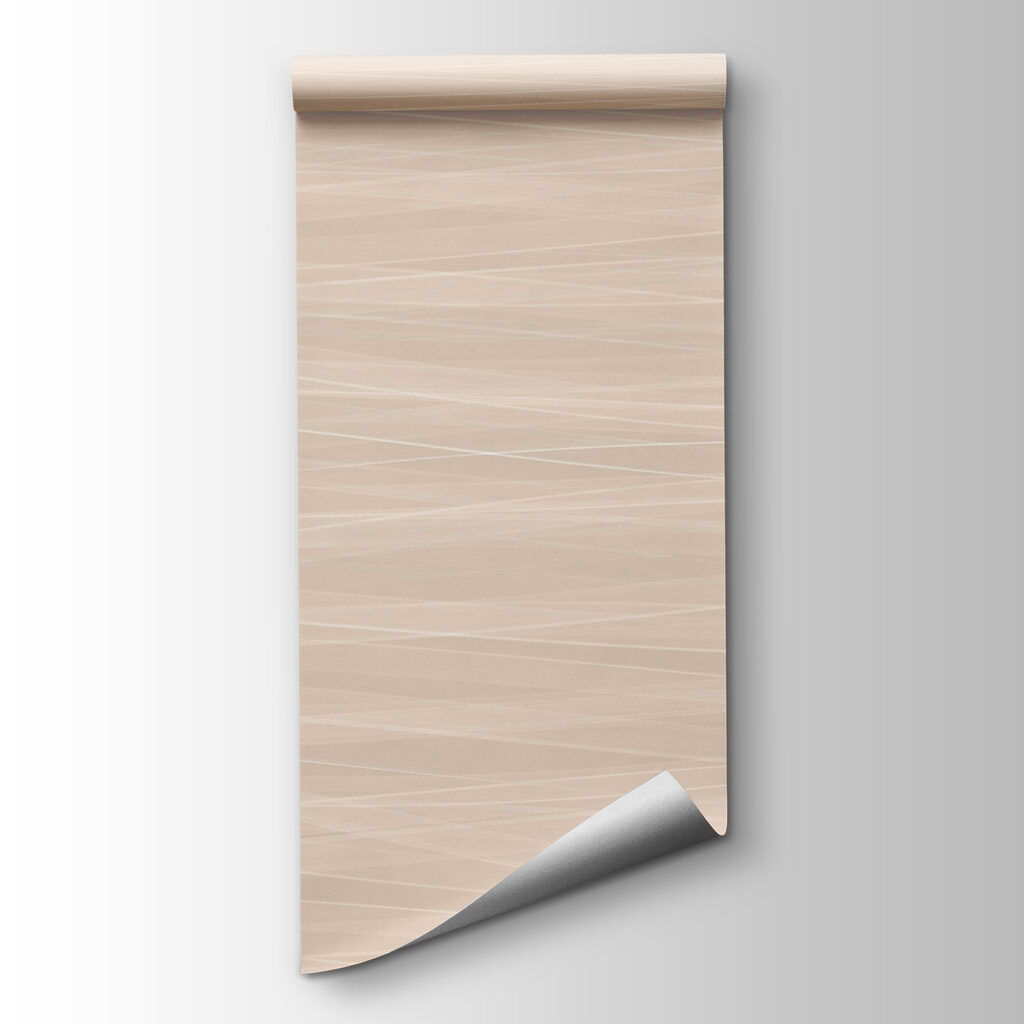 White lines on a beige surface