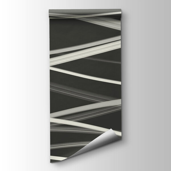 White lines on a black background White lines on a black background