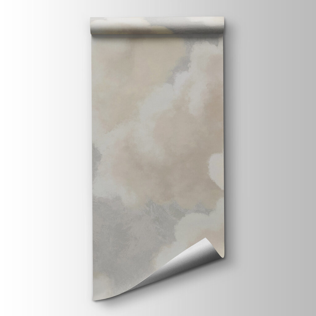 Soft clouds drifting in a serene sky Soft clouds drifting in a serene sky