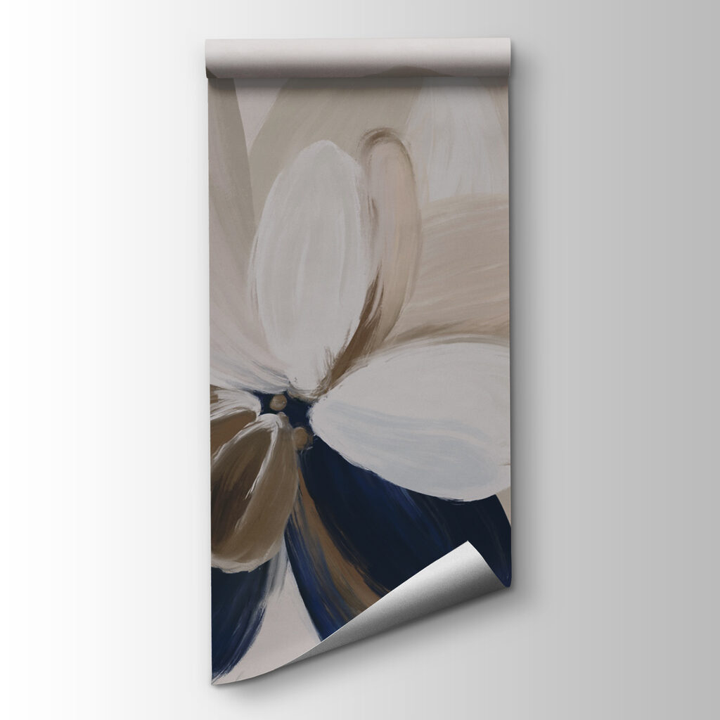 Soft petals in earthy tones