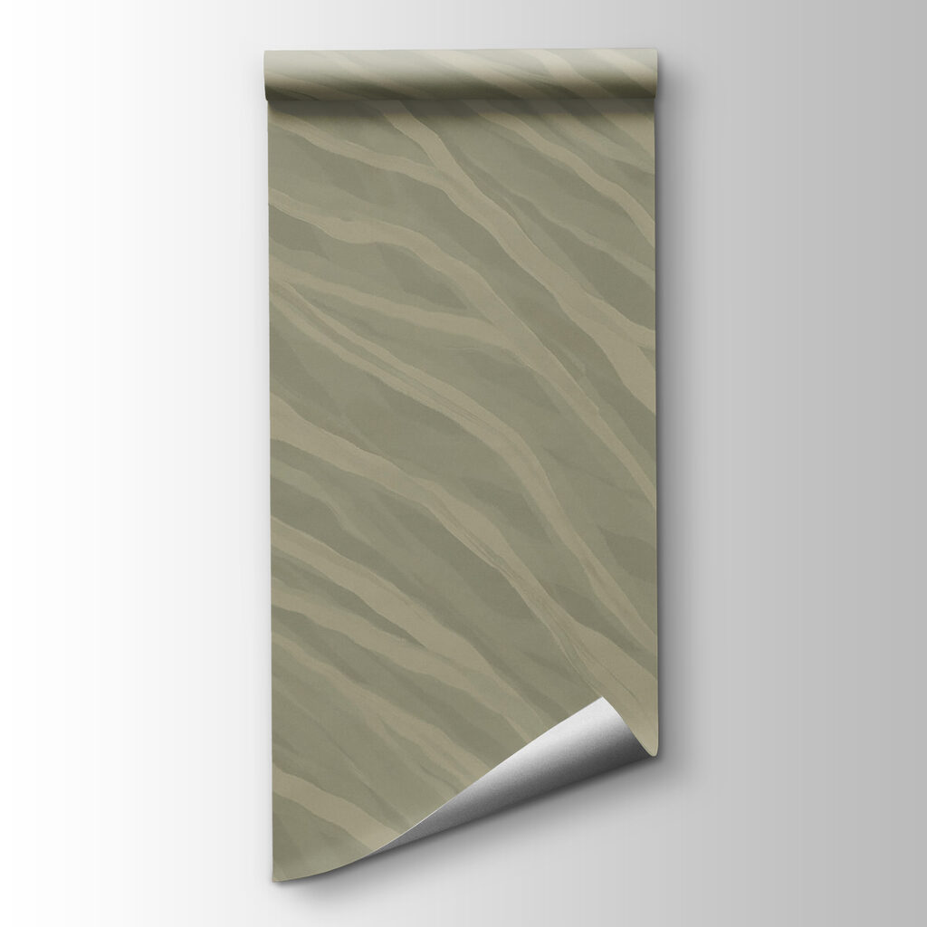 Wavy lines creating fluid movement