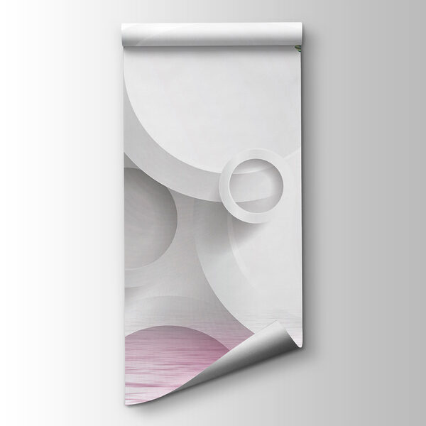 Wallpaper with purple flowers and butterflies Wallpaper with purple flowers and butterflies