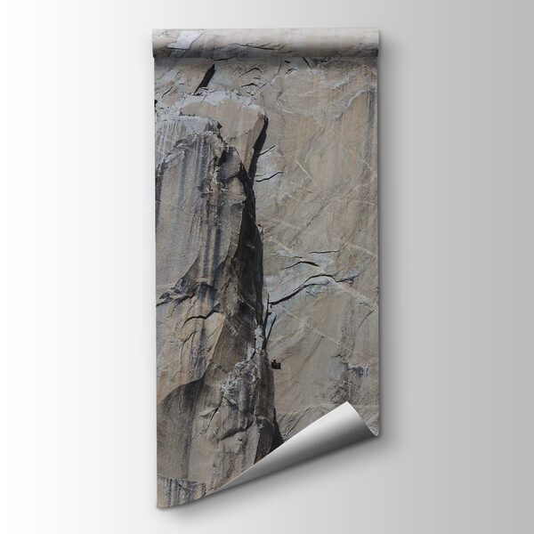 Rock face with a crack Rock face with a crack