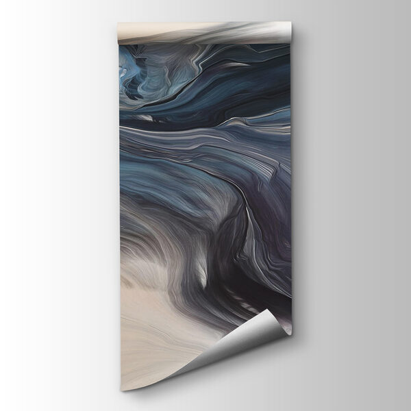 Fluid patterns in calming hues