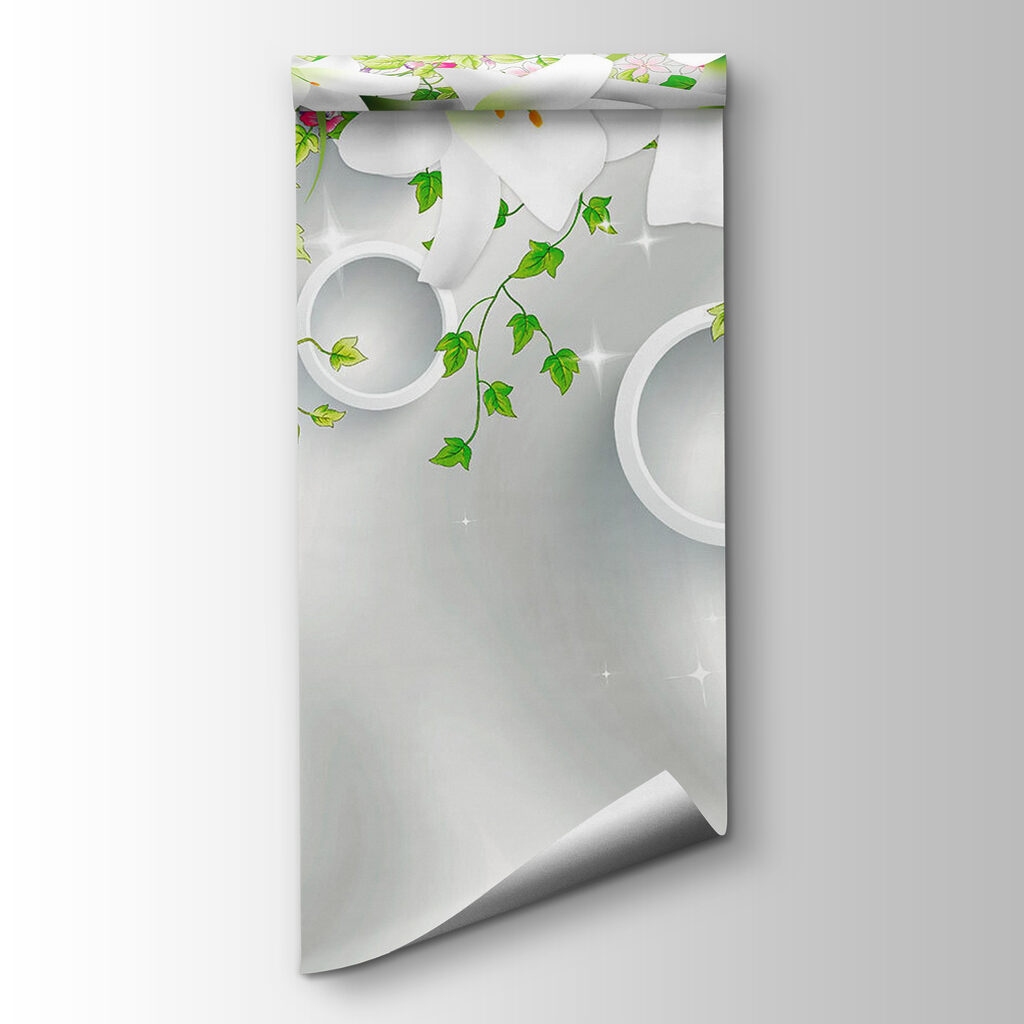 White flowers and rings