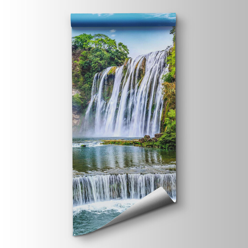 Waterfall surrounded by trees