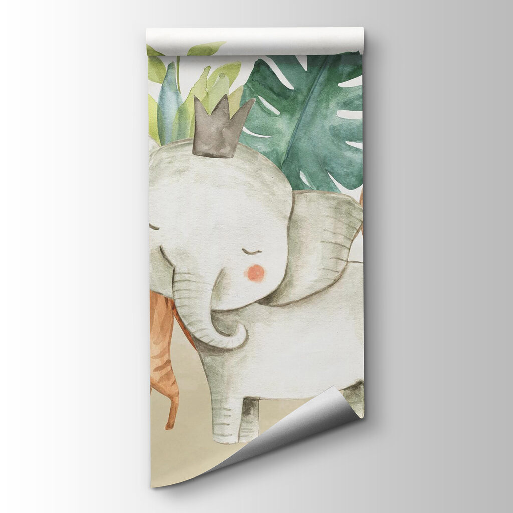 Group of animals with crowns